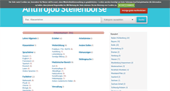 Desktop Screenshot of anthrojob.de