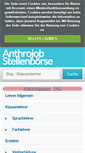 Mobile Screenshot of anthrojob.de
